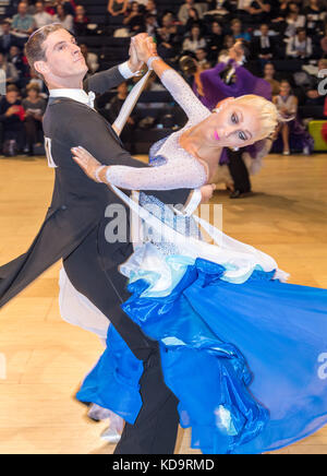 Brentwood, Essex, 11 ottobre 2017 la sala da ballo internazionale campionati a international hall brentwood. Credito: Ian Davidson/alamy live news Foto Stock