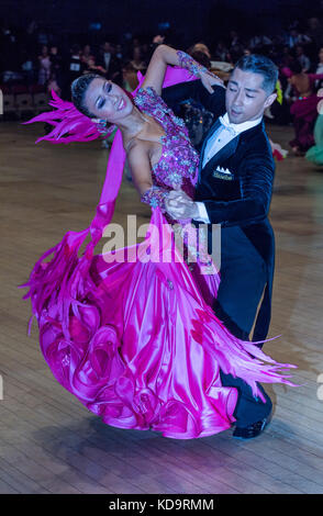 Brentwood, Essex, 11 ottobre 2017 la sala da ballo internazionale campionati a international hall brentwood. Credito: Ian Davidson/alamy live news Foto Stock