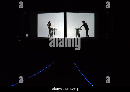 Barcellona - Jun 16: nonotak (electronic band) eseguire in un concerto al sonar festival il 16 giugno 2017 a Barcellona, Spagna. Foto Stock