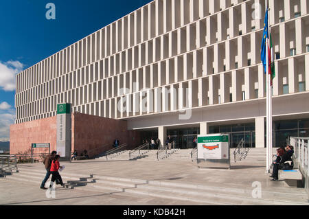 Città della giustizia - corti, Malaga, regione dell'Andalusia, Spagna, Europa Foto Stock