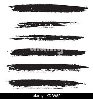 Artistico set di spazzole Illustrazione Vettoriale