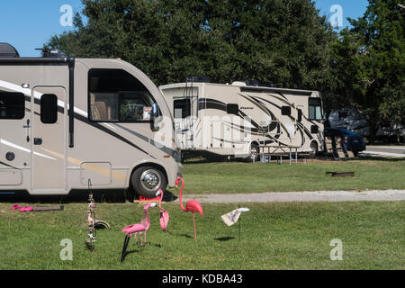 Huntington Beach campeggio, Pawleys Island, South Carolina, Stati Uniti d'America Foto Stock