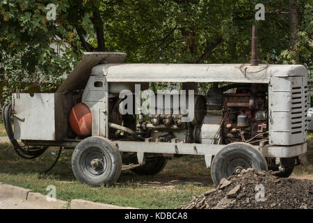 Compressore per aria di alimentazione di un jackhammer Foto Stock