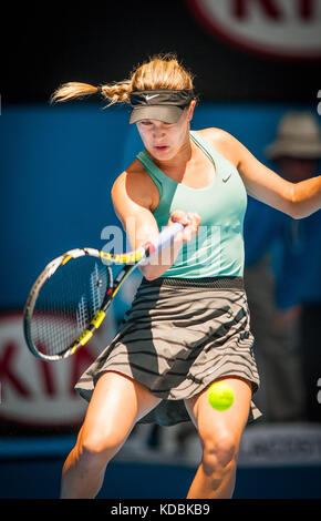 Tennis 2014 - australian open -bouchard v ivanovic Foto Stock