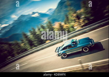 Jochpass Memorial - Classic Car Race - Baviera Germania Foto Stock