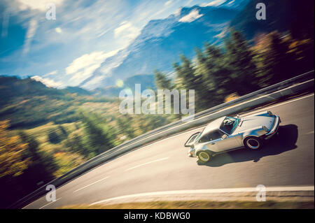 Jochpass Memorial - Classic Car Race - Baviera Germania Foto Stock