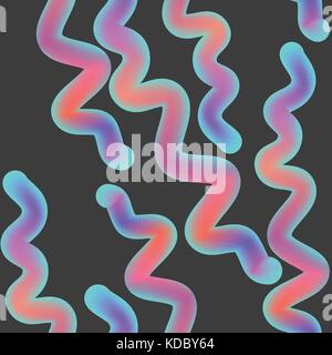 Abstract seamless pattern. fluido forme di colore Illustrazione Vettoriale