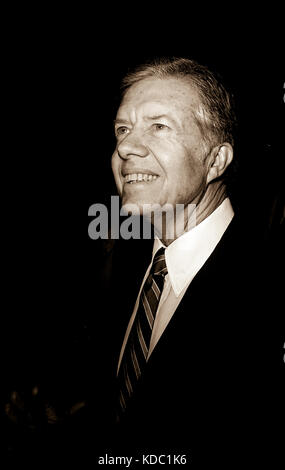 Il candidato presidenziale Jimmy Carter alla vigilia del suo 1976 Iowa vittoria primario. - Per la licenza di questa immagine, fare clic sul carrello di seguito - Foto Stock