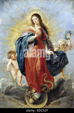 Immacolata Concezione - Peter Paul Rubens 1628 - 1629 il Museo del Prado a Madrid Foto Stock