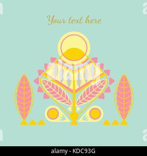 Abstarct decorativo card Illustrazione Vettoriale