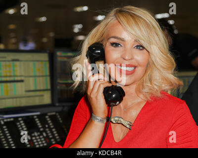 Le celebrità partecipano al 13° annuale BGC Charity Day. Con: Katie Piper dove: Londra, Regno Unito quando: 11 Set 2017 Credit: John Rainford/WENN.com Foto Stock