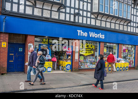 Le opere shop in Stratford upon Avon,l'Inghilterra,UK Foto Stock