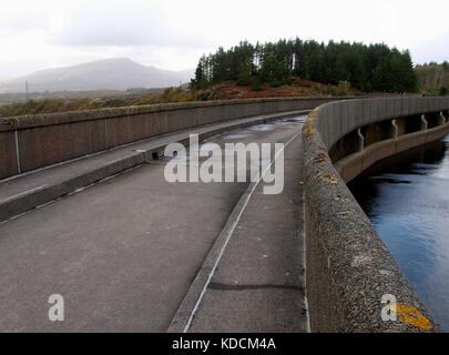 Llyn serbatoio trawsfynydd, GWYNEDD, Snowdonia National Park, North Wales, Regno Unito Foto Stock