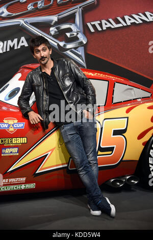 Photocall per Disney Pixar's 'Cars 3' a Milano, Italia. Con: Fabrizio Biggio Dove: Milano, Lombardia, Italia Quando: 11 Set 2017 credito: IPA/WENN.com **disponibile Solo per la pubblicazione in UK, USA, Germania, Austria, Svizzera** Foto Stock