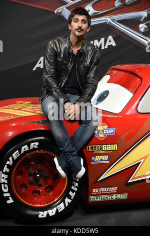 Photocall per Disney Pixar's 'Cars 3' a Milano, Italia. Con: Fabrizio Biggio Dove: Milano, Lombardia, Italia Quando: 11 Set 2017 credito: IPA/WENN.com **disponibile Solo per la pubblicazione in UK, USA, Germania, Austria, Svizzera** Foto Stock