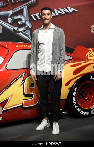 Photocall per Disney Pixar's 'Cars 3' a Milano, Italia. Con: Federico Peluso Dove: Milano, Lombardia, Italia Quando: 11 Set 2017 credito: IPA/WENN.com **disponibile Solo per la pubblicazione in UK, USA, Germania, Austria, Svizzera** Foto Stock