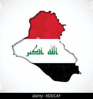 Illustrazione dell'iraq giornata nazionale sullo sfondo Illustrazione Vettoriale