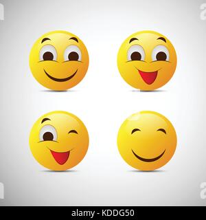 Illustrazione del mondo sorriso giorno sullo sfondo Illustrazione Vettoriale