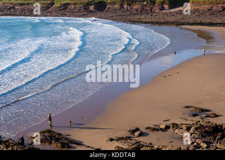 Manorbier Pembrokeshire Coast National Park Pembrokeshire Galles Foto Stock