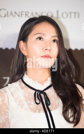 Boa, 12 ottobre 2017: La cantante e attrice sudcoreana Boa partecipa a una conferenza stampa dopo un'anteprima stampa del suo nuovo film, "Sonata d'autunno" a Seoul, Corea del Sud. Crediti: Lee Jae-won/AFLO/Alamy Live News Foto Stock