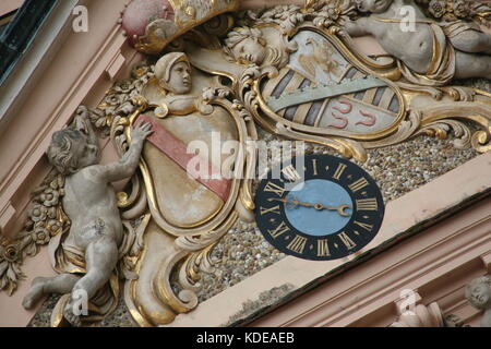 Barock Schloss Favorite Rastatt - Europa - Germania - castello barocco di Rastatt preferiti - Europa - Germania Foto Stock