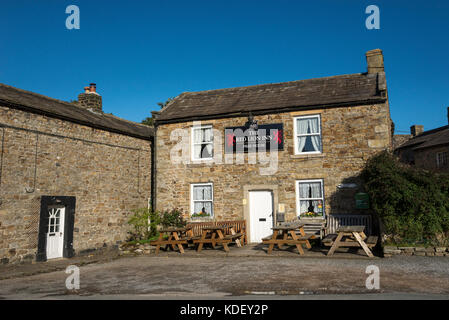 Il Red Lion Inn at langthwaite in arkengarthdale, North Yorkshire, Inghilterra. Foto Stock