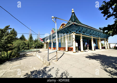 Bishkek monumenti e testimonianze. Punto di riferimento architettura sovietica Foto Stock