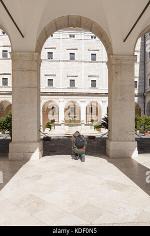 Cassino (Frosinone) - Abbazia di Montecassino Foto Stock