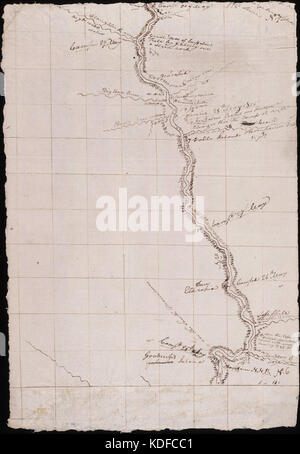 Lewis e Clark Expedition mappe (34) Foto Stock