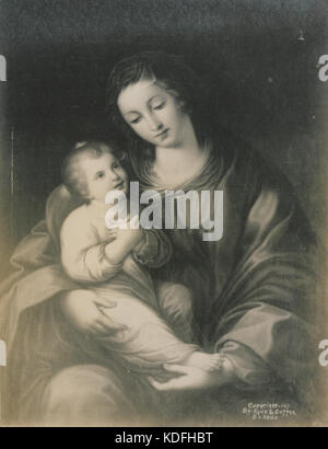 Maria e il Bambino Gesù Cristo (HS85 10 26671) Foto Stock