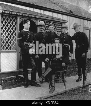 A nord ovest di polizia montata 1900 Foto Stock