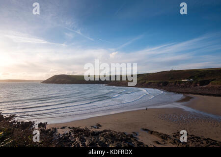 Manorbier Pembrokeshire Coast National Park Pembrokeshire Galles Foto Stock