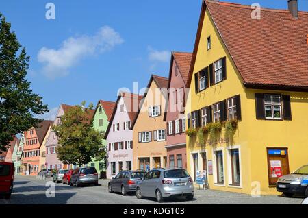 Historische Stadt Dinkelsbühl Foto Stock