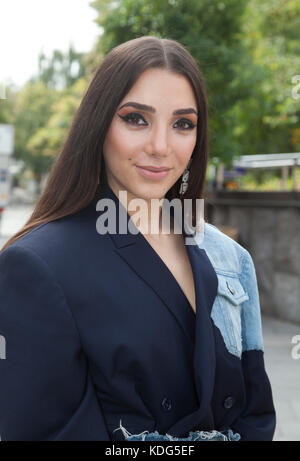 GINA DIRAWI presentatrice televisiva svedese 2017 Foto Stock