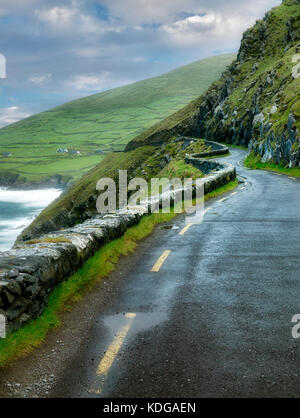 Slea Head Road. Contea di Kerry, Irlanda Foto Stock