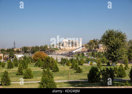 Hazrat khizr moschea è uno dei più antichi edifici musulmana in Samarcanda, Uzbekistan Foto Stock