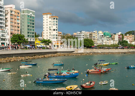 La baia a Stanley, Hong Kong, Cina Foto Stock