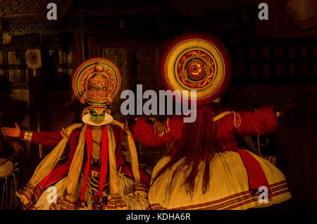 Kathakali dance Foto Stock