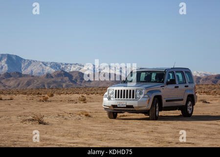 Una Jeep in Apple Valley, California. Foto Stock
