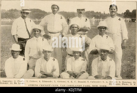 Spalding ufficiale della guida di cricket; con il quale è incorporata la American cricket annuale (1914) (14740702646) Foto Stock