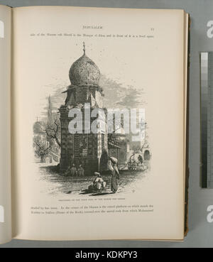 Oratori sul lato ovest del Haram esh Sherif (NYPL B10607452 80286) Foto Stock