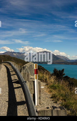 Montare creighton, otago • Nuova Zelanda il modo di Queenstown Foto Stock