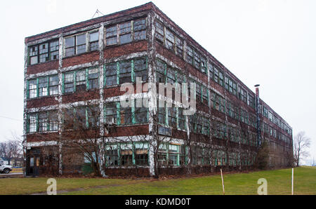 Windsor, su. Canada 17 Gennaio - walker edificio di potenza prima di demolizione e rimodellamento gennaio 17, 2017 in Windsor, Ontario. Foto Stock