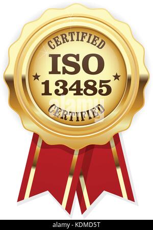 Iso 13485 rosetta standard - dispositivi medici Illustrazione Vettoriale