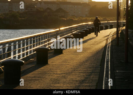 Cambiare volto di Clyde waterfront Pic Pietro Devlin. Foto Stock