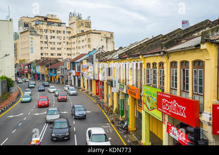 Penang, Malesia - 21 maggio 2016: George Town patrimonio mondiale in Penang, Malaysia. Foto Stock