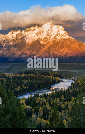 Il meandro di Snake River Foto Stock