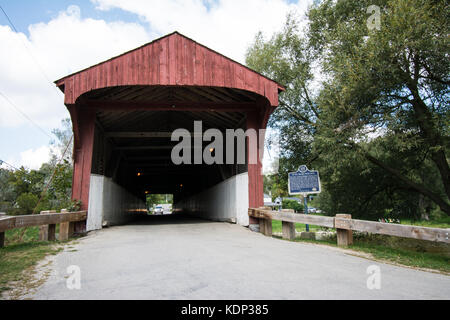 West Montrose ponte coperto Foto Stock