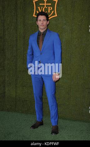 James Marsden di presenze per ottava edizione Veuve Clicquot polo classic, Will Rogers State Historic Park, los angeles, ca 14 ottobre 2017. Foto di: elizabeth goodenough/everett collection Foto Stock