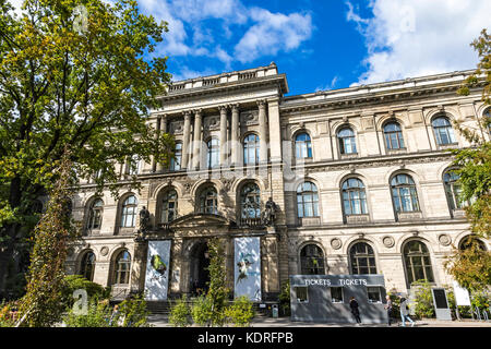 Facciata del Museo di Storia Naturale di Berlino (Museo Fur Naturkunde) Foto Stock